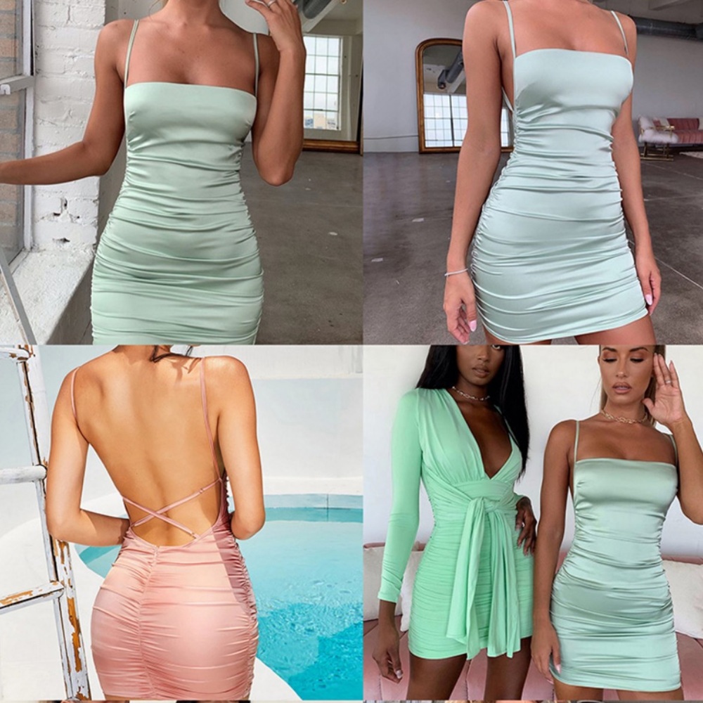 Mint Mini Dress - Picture 7 of 8